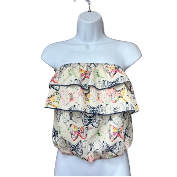 SzS Ocean Drive Butterfly Halter Top - Picture 2 of 6